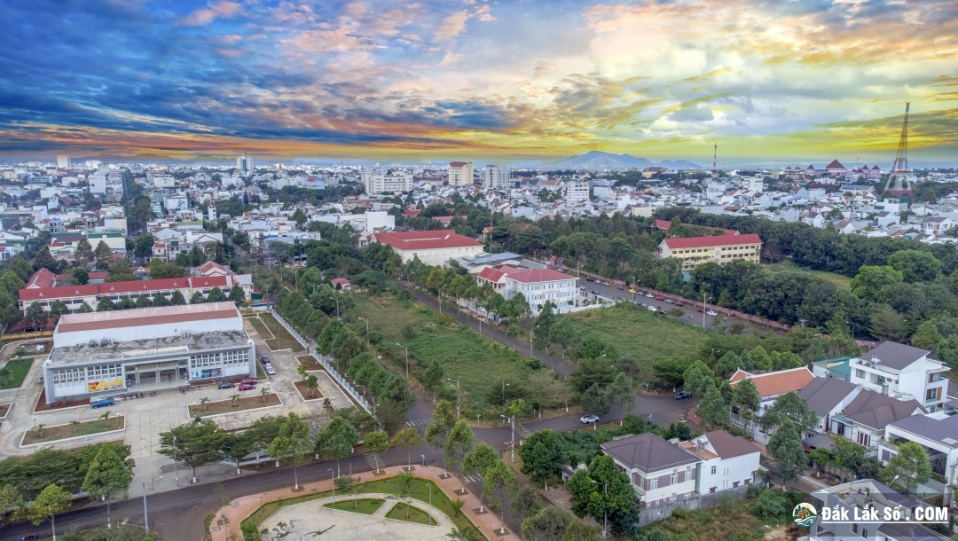 Đô thị Buôn Ma Thuột đang trên đà phát triển với nhiều khu phố được quy hoạch và xây dựng mới. Ảnh: Hoàng Gia